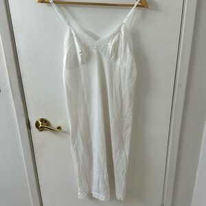 Vintage Vanity Fair White Slip Dress Nightgown